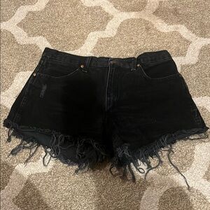 Wrangler Black Jean Shorts